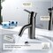 Anzzi Bravo Single-Handle Low-Arc Bathroom Faucet, Brushed Nickel L-AZ030BN - alternate 2